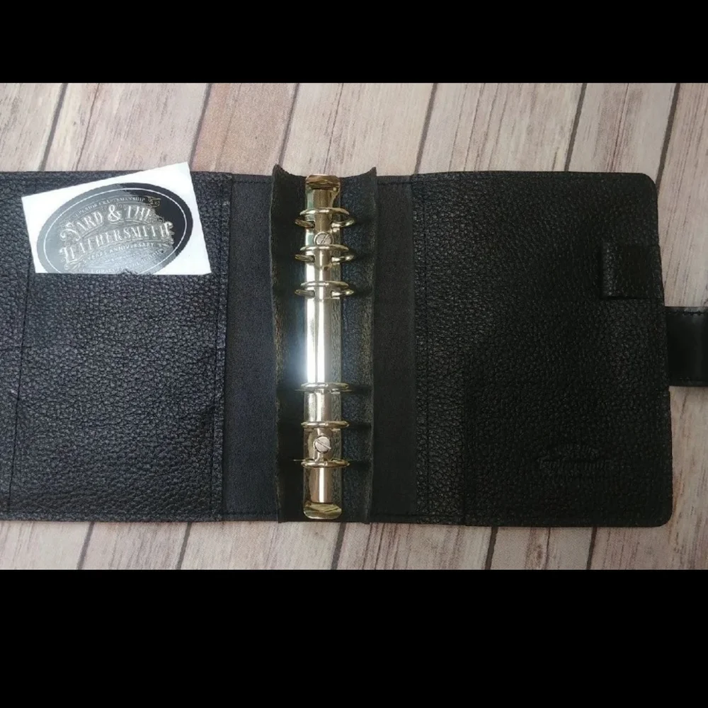 Leather B6 Ring Planner